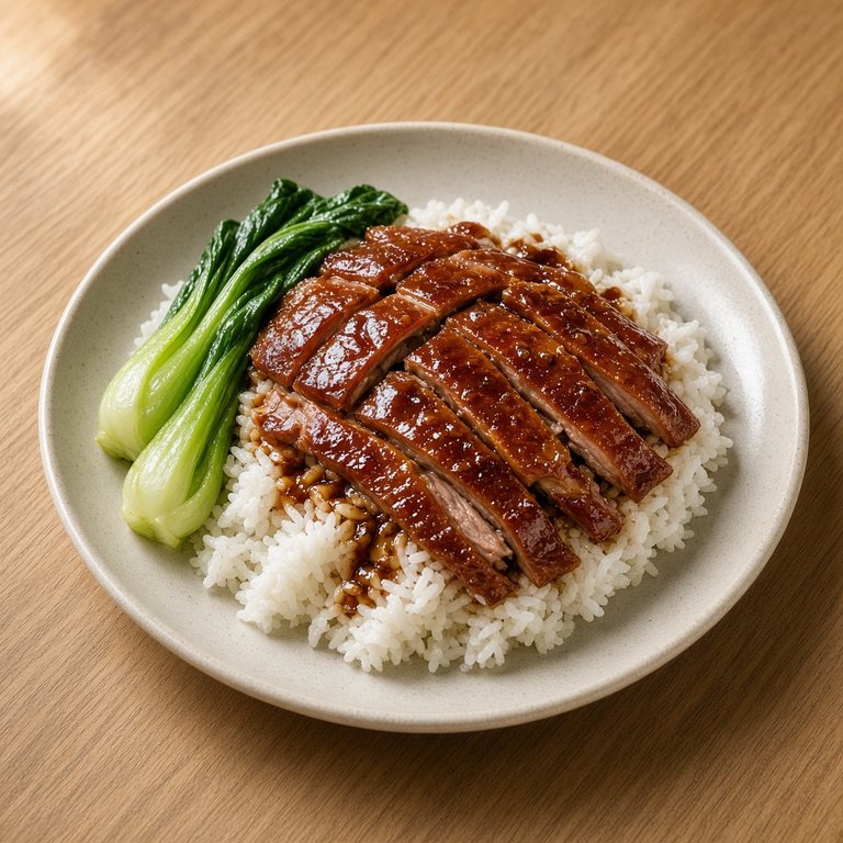 Pato pekín + arroz jazmín